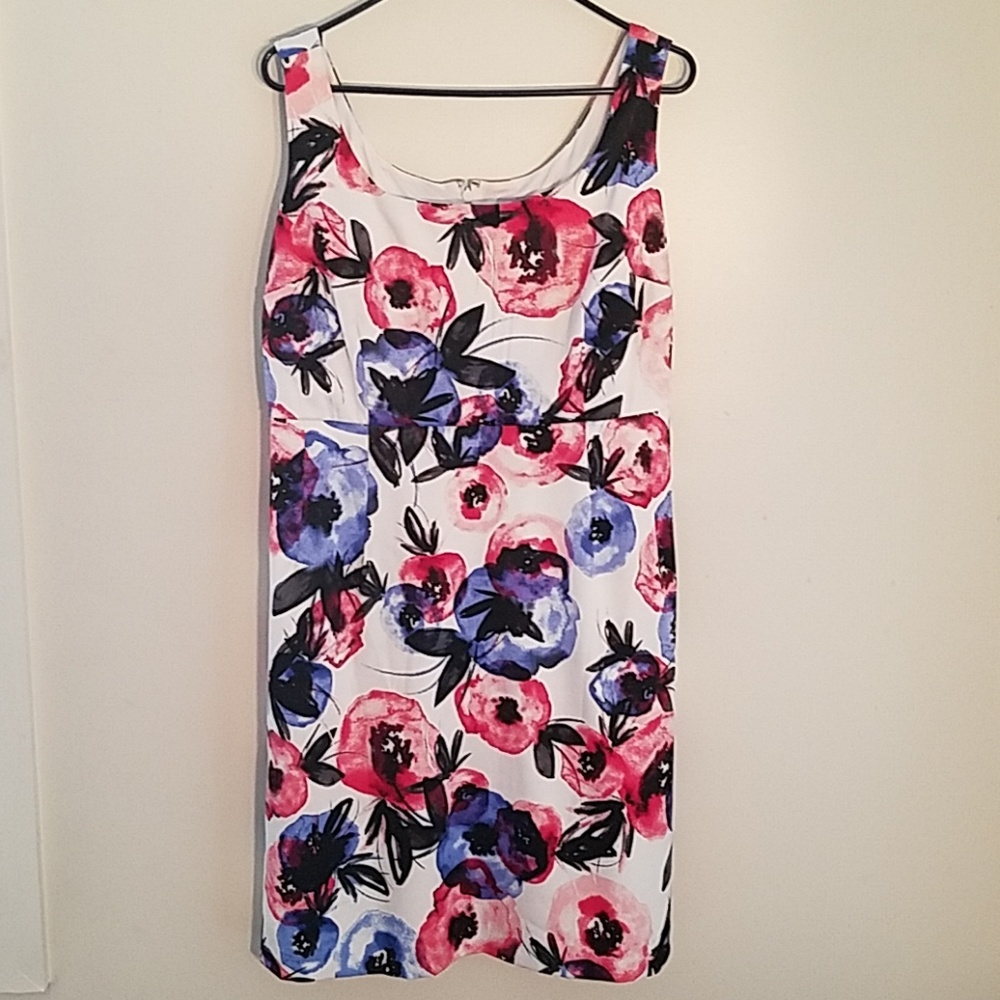 Flower print dress